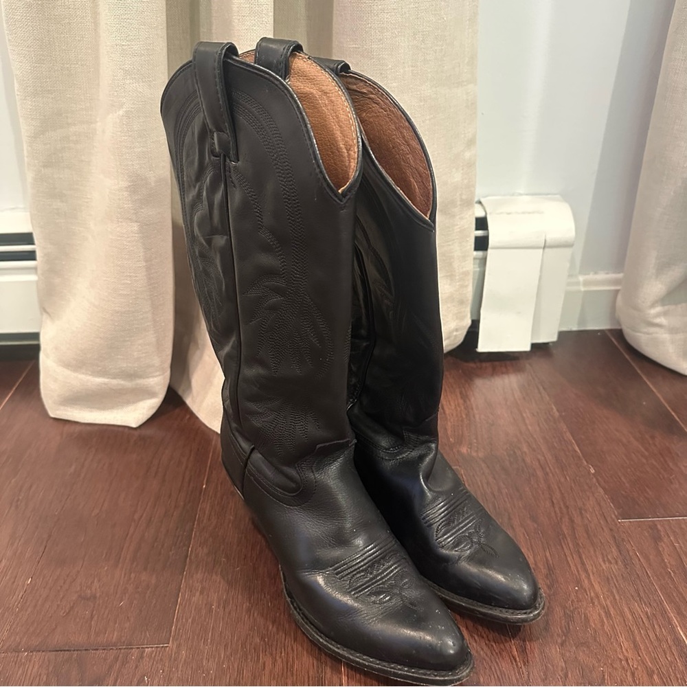 Idyllwind Actin Up Black Leather Cowboy Boots